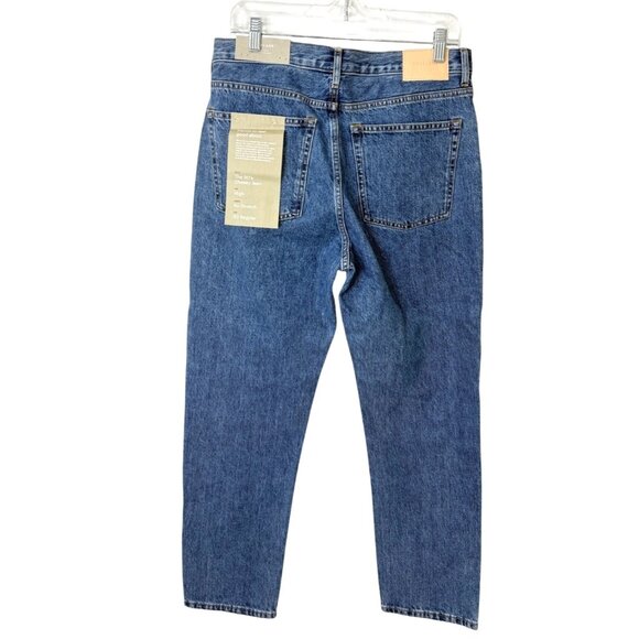 Everlane Womens Size 30 Jeans 90s Cheeky Jean High-Rise Blue Organic Cotton NEW - Picture 3 of 10